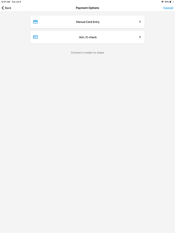 Intellipay Mobile Terminal iPad screenshot 3 - Utilities app