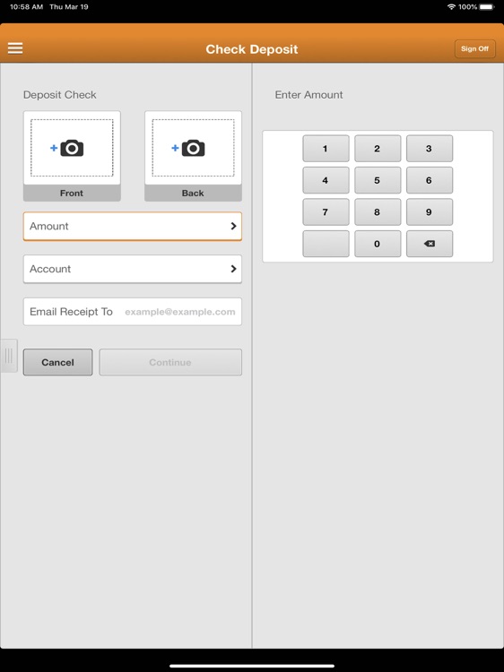 Evans Mobile Banking for iPad screenshot-3