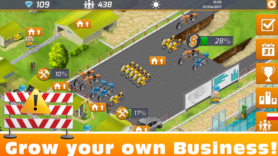 #2. Idle Motorcycle Factory (iOS) 由: LudosLabs
