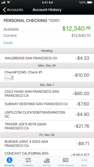 Mechanics Bank Mobile Banking screenshot 3