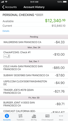 Mechanics Bank Mobile Banking screenshot 3