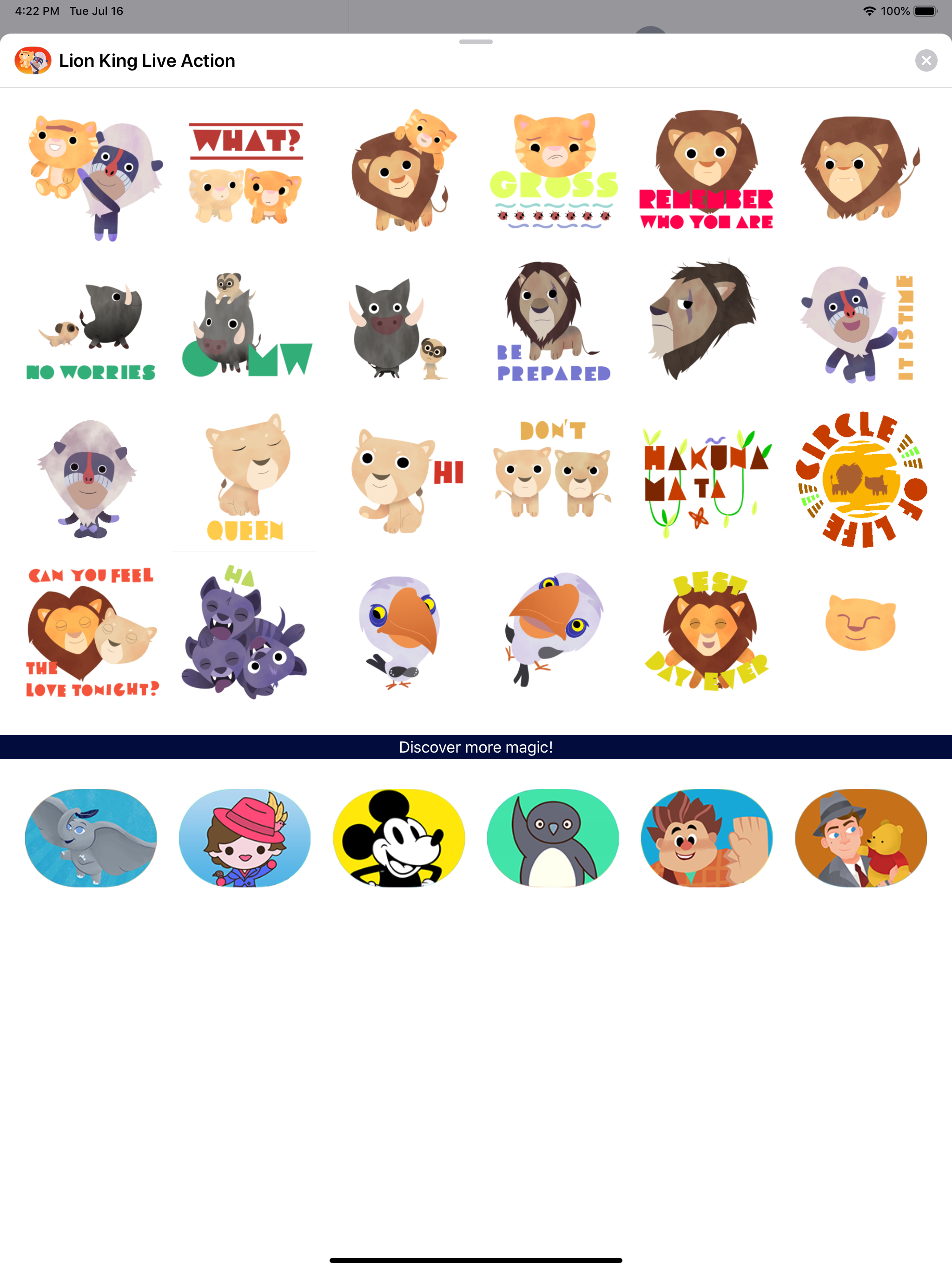 The Lion King Stickers