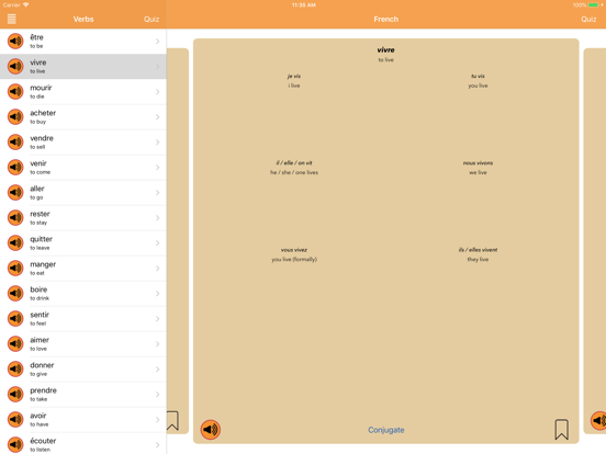 iSabi™ French+ iPad screenshot 5 - Education app