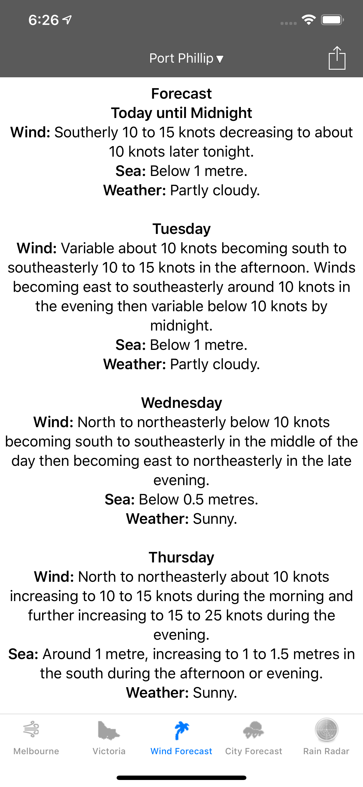 MelbWinds
