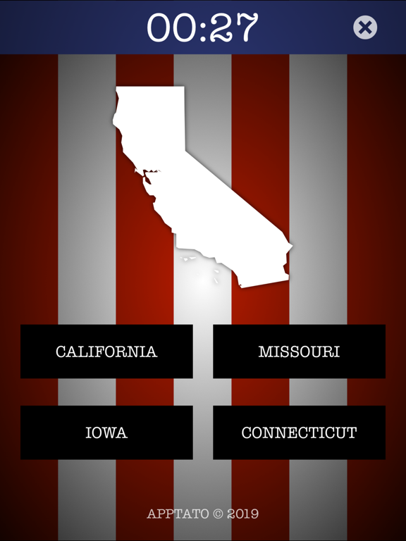Screenshot #5 pour États-Unis Quiz (Complète)