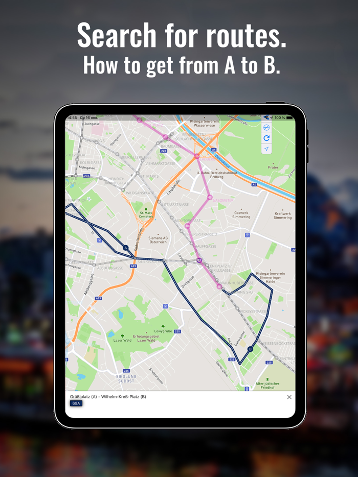 City Transport Map Paphos