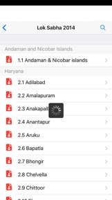 Election Results Vote screenshot