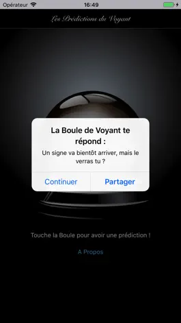 Game screenshot Ma Boule de Voyant Prédictions apk