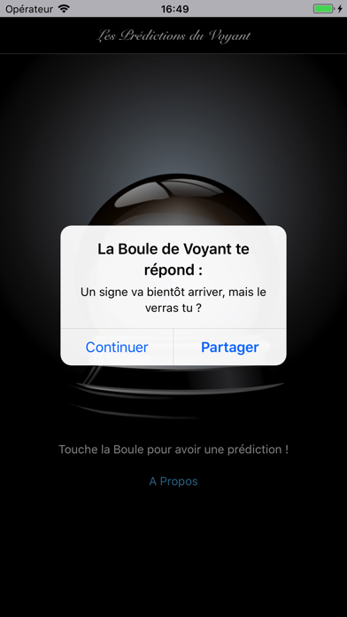 Screenshot #2 pour Ma Boule de Voyant Prédictions