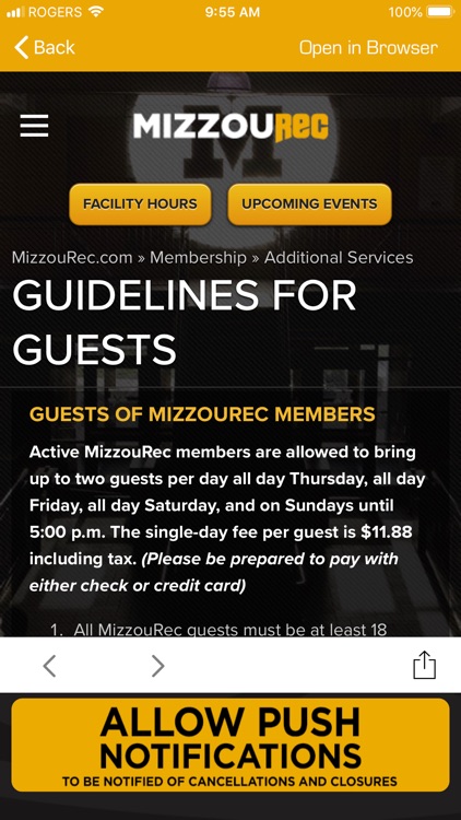 MizzouRec