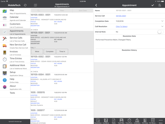 MobileTech R7.5 for Signature iPad screenshot