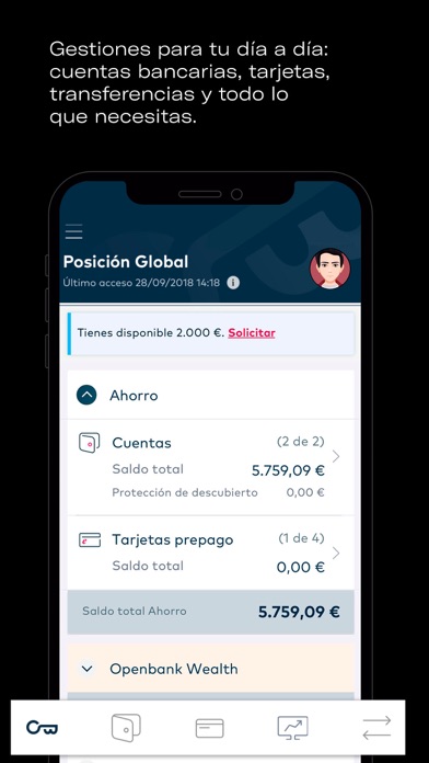 Openbank – banca móvil Screenshot