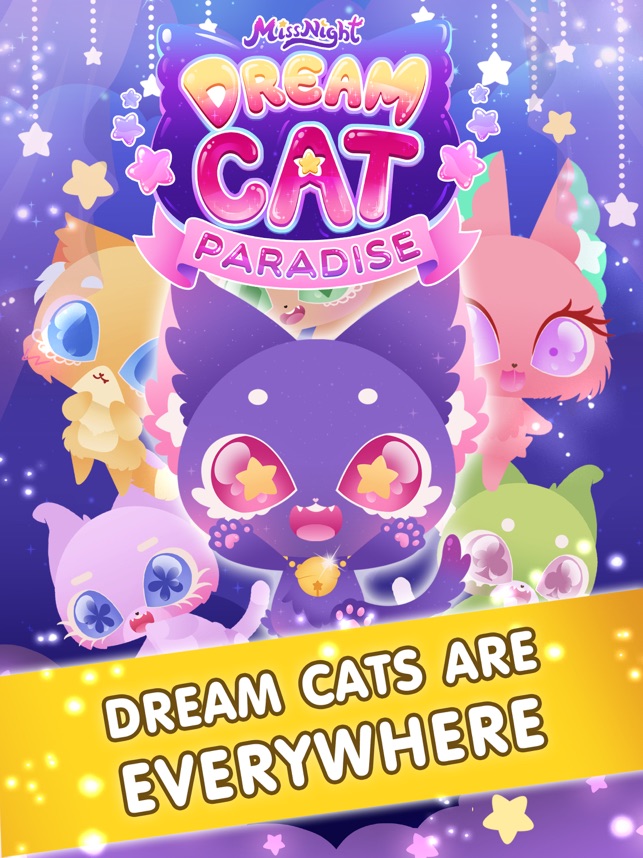 [Updated] Dream Cat Paradise iPhone/iPad app not working (down), white