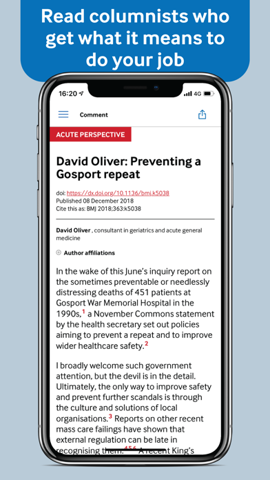 The BMJ Screenshot