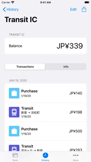 Japan NFC Reader screenshot 3