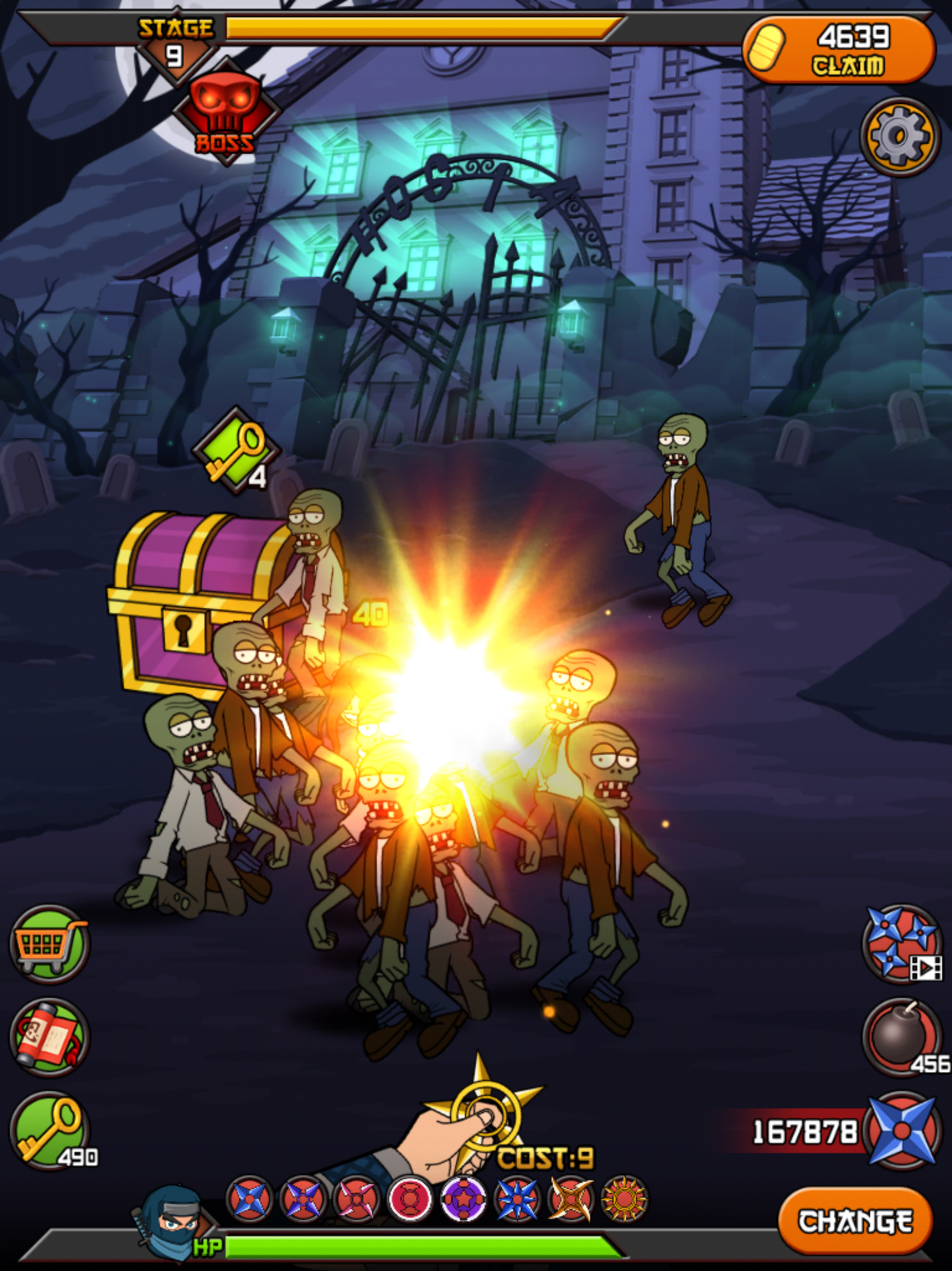 Zombies vs Ninja