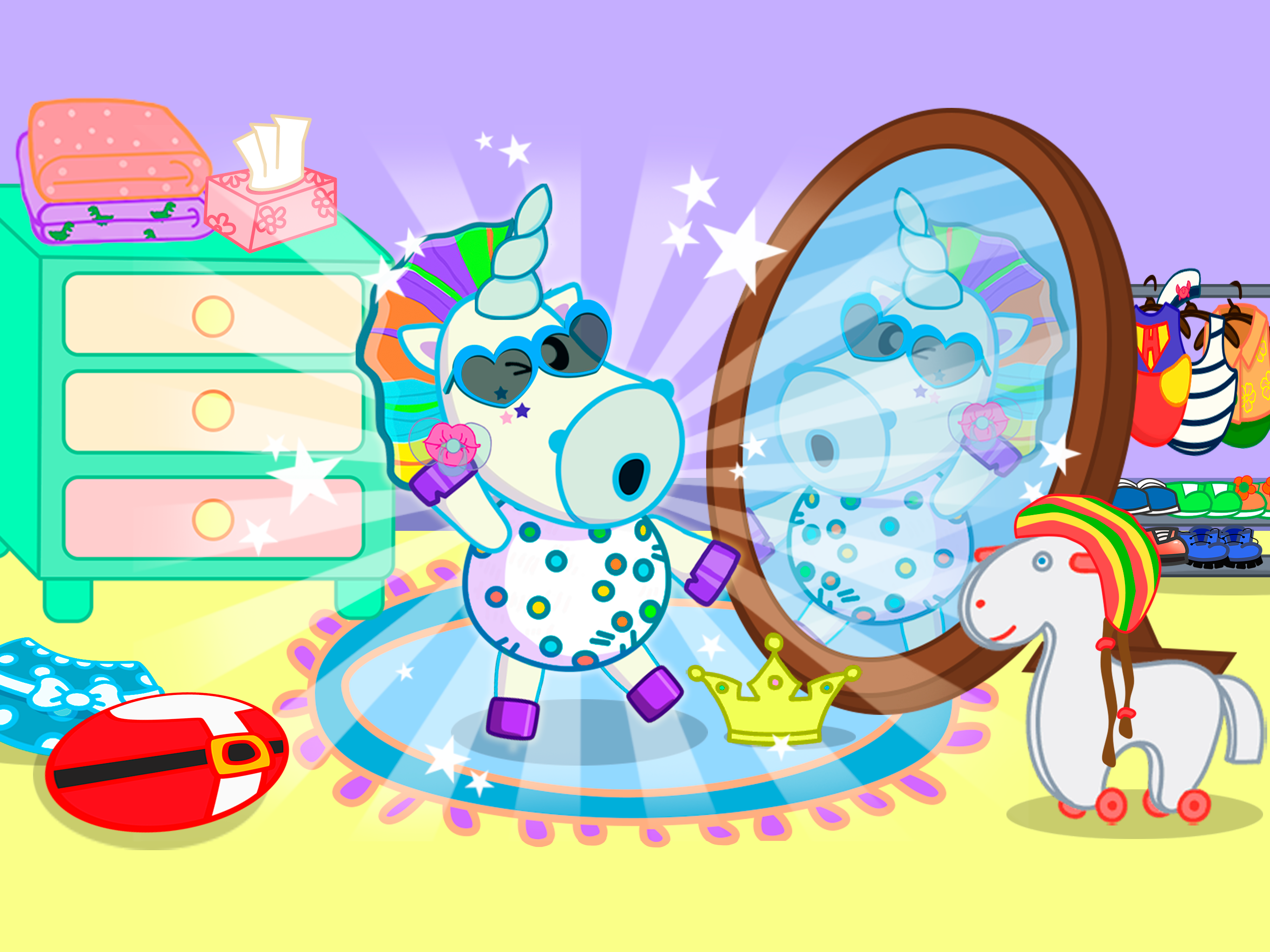 Hippo pet care game simulator