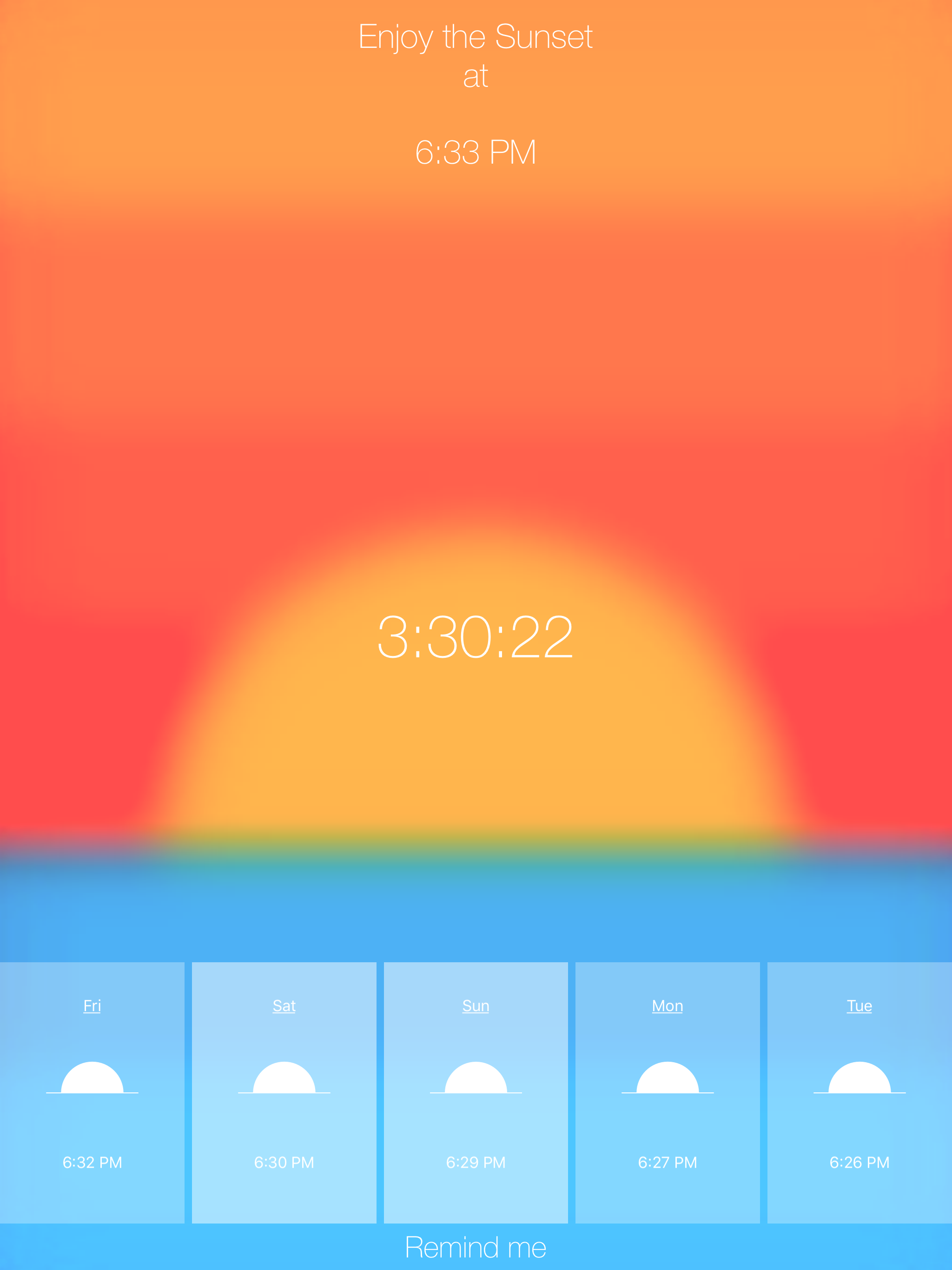 Enjoy the Sunset