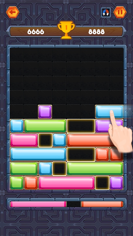 #2. Slide Block : Jewel Dropdom (iOS) 由: Son Phung Hong