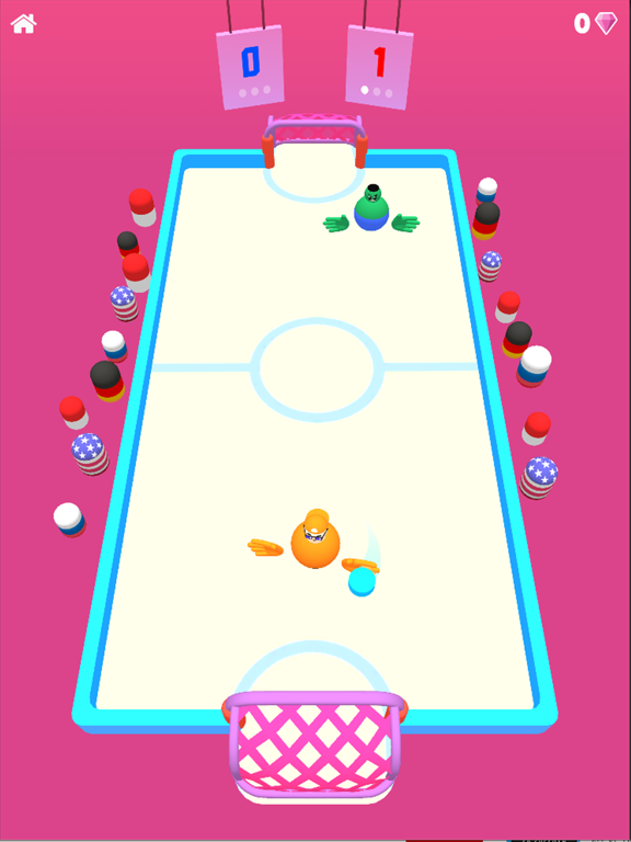 Crazy Hockey 3D iPad screenshot
