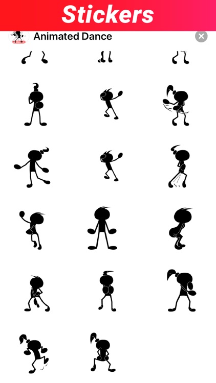Animated Dancing Stickers Pack