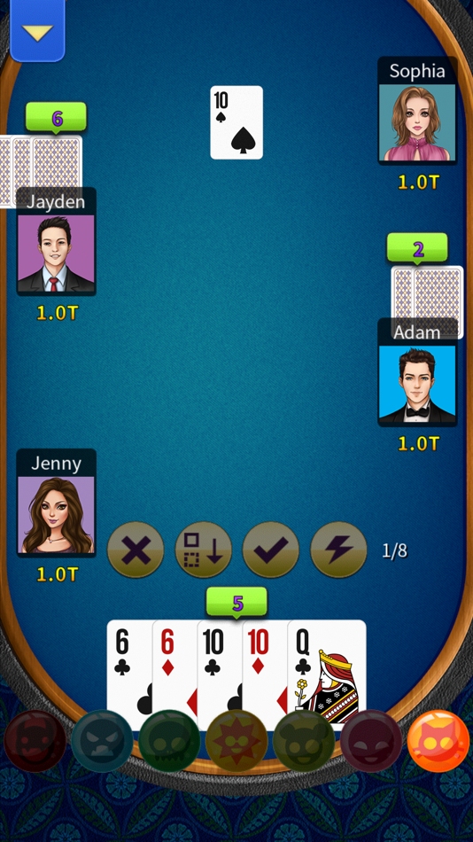 #9. Big 2 Offline - KK Pusoy Dos (iOS) 由: Red Koda Software Limited