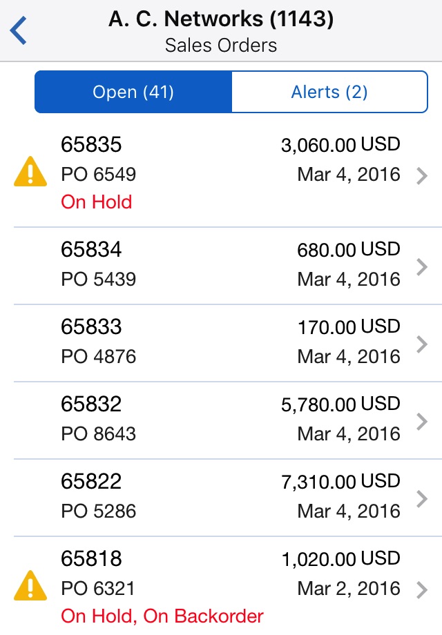 Sales Orders for EBS screenshot 2