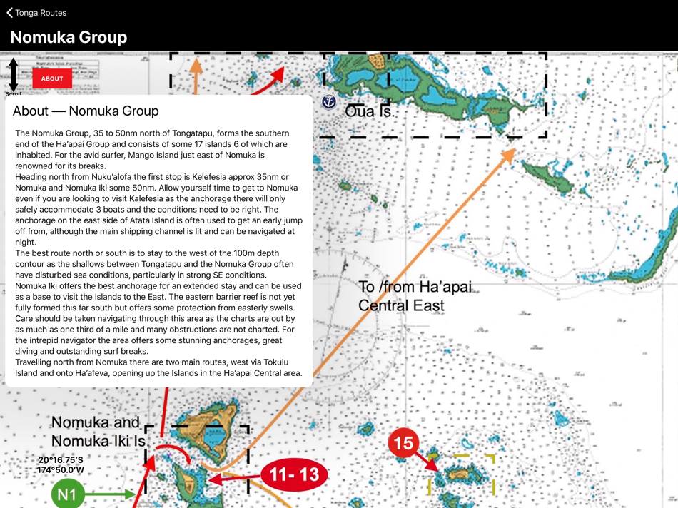 #8. Sail Tonga Cruising Guide (iOS) Bởi: Sail South Pacific Ltd.