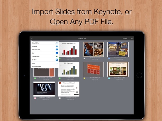 Slidecast: Screencast Recorder iPad screenshot 4 - Productivity app