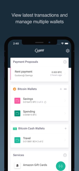 Copay Bitcoin Wallet(圖1)-速報App