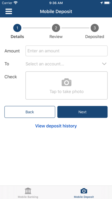 Mt Rainier FCU Screenshot