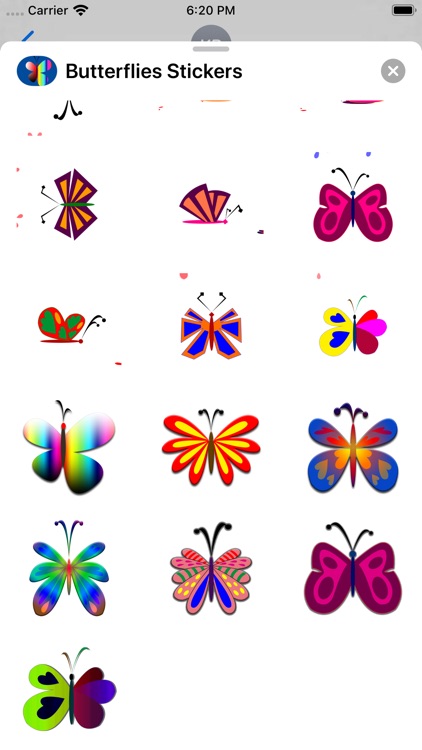 Butterflies Stickers screenshot-1