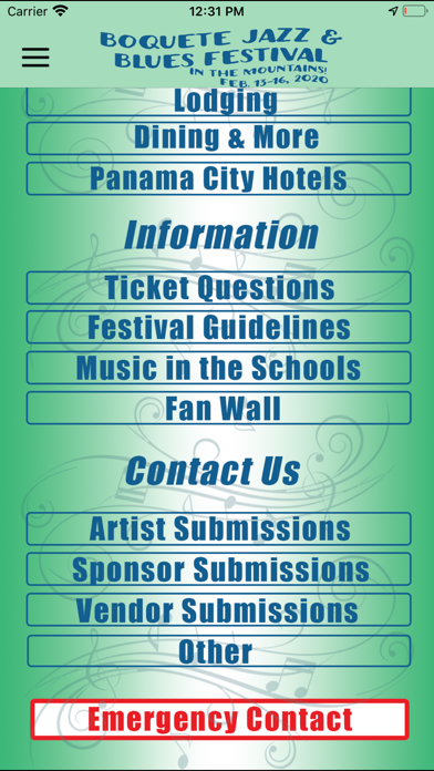 Screenshot #3 pour Boquete Jazz & Blues Festival