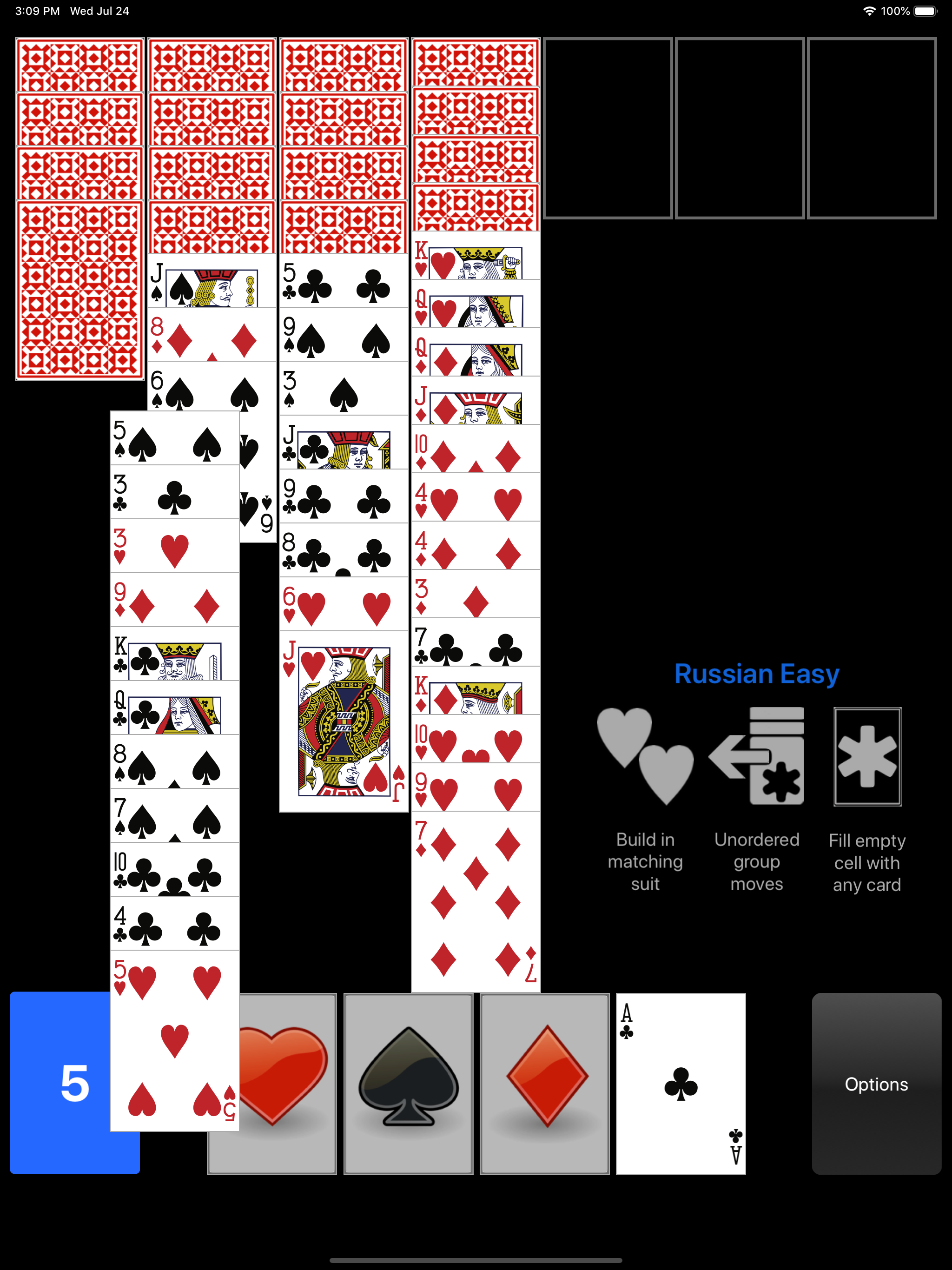 Russian Solitaire