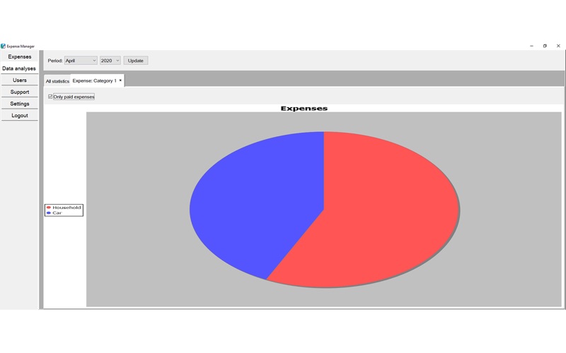 Expense Manager Temia Screenshot