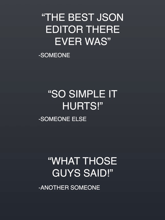 JSON FORMATTER PRO iPad screenshot 5 - Utilities app