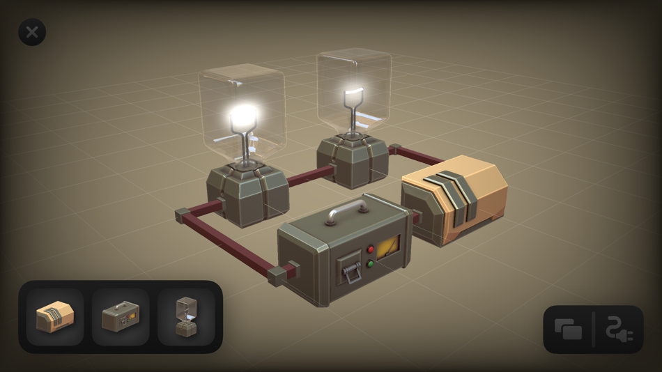 #2. Circuitry - 3D Circuit Builder (iOS) Podle: Raffael Kaehn