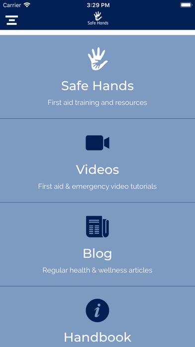 Screenshot #1 pour Safe Hands - First Aid