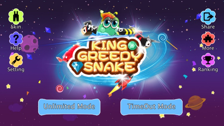 King Greedy Snake screenshot-0