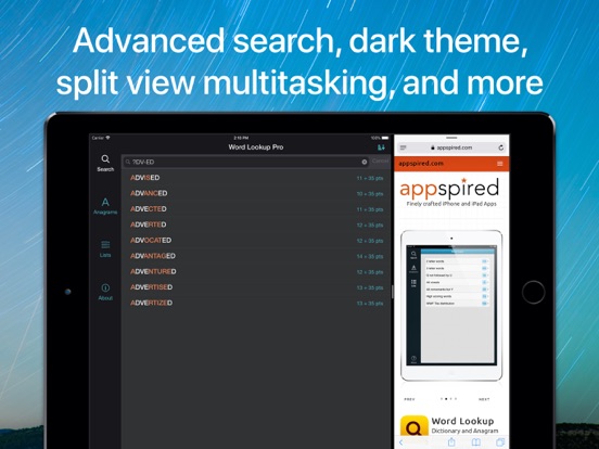Word Lookup Pro iPad screenshot 5 - Games app