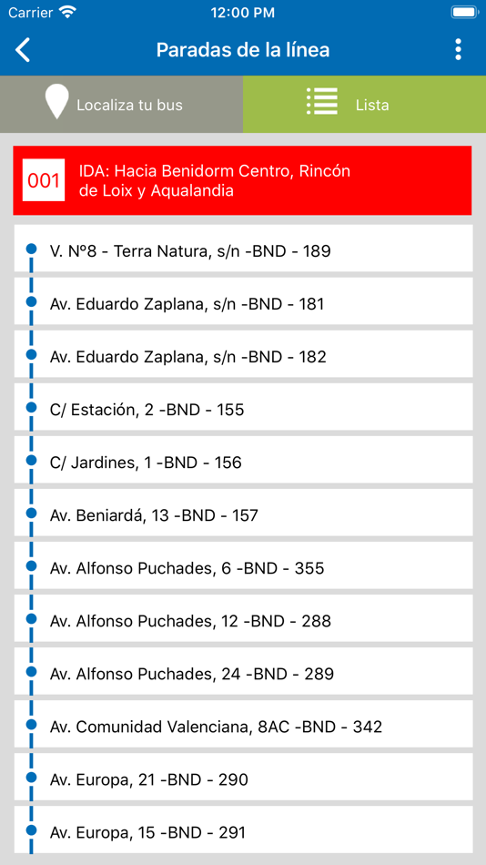 #3. Llorente Bus (iOS) By: Avanza Spain, S.A.