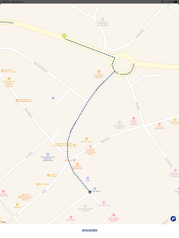 KomBus iPad screenshot