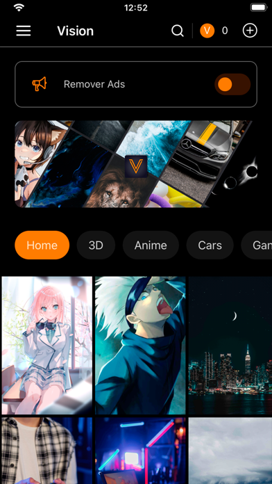 Wallpapers 4K 3D - Vision Screenshot