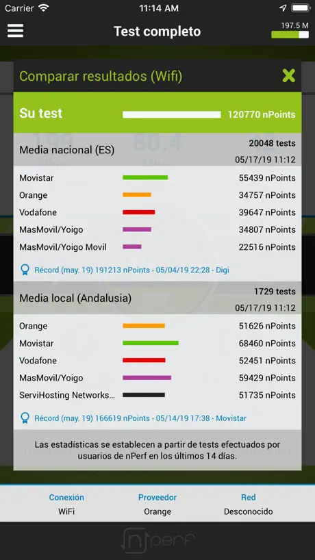 nPerf : speed test velocidad