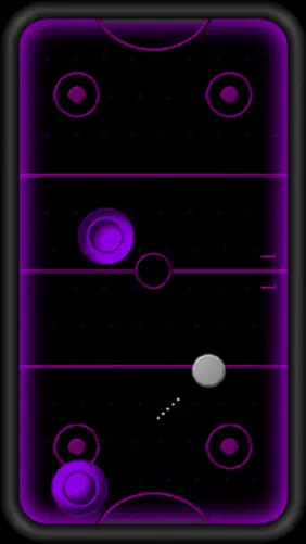 Air Hockey Black screenshot 2