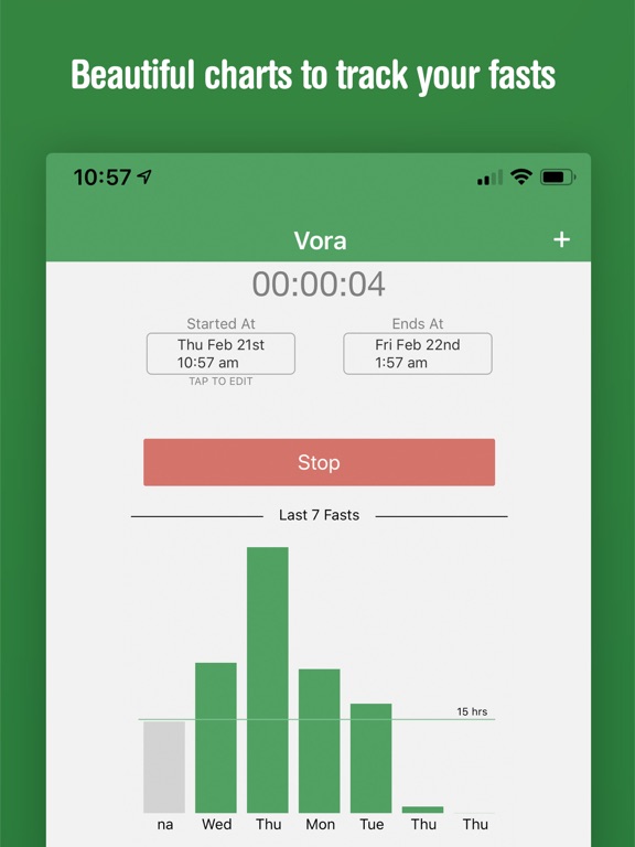 Screenshot #6 pour Vora - Fasting Tracker