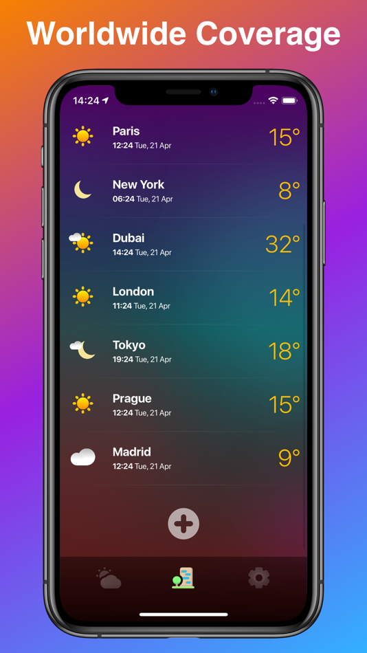 #3. WEATHERCAST 24 local forecast (iOS) 由: Dmitry Alaev