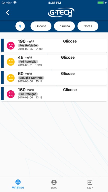Medidor de Glicose – Gtech