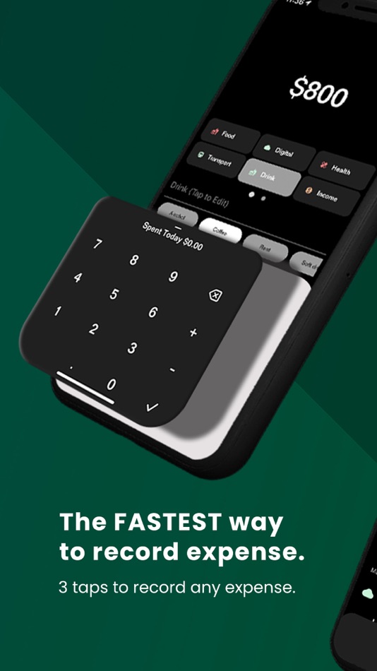 #1. Superfast expense tracker (iOS) Podle: Keith Rumjahn