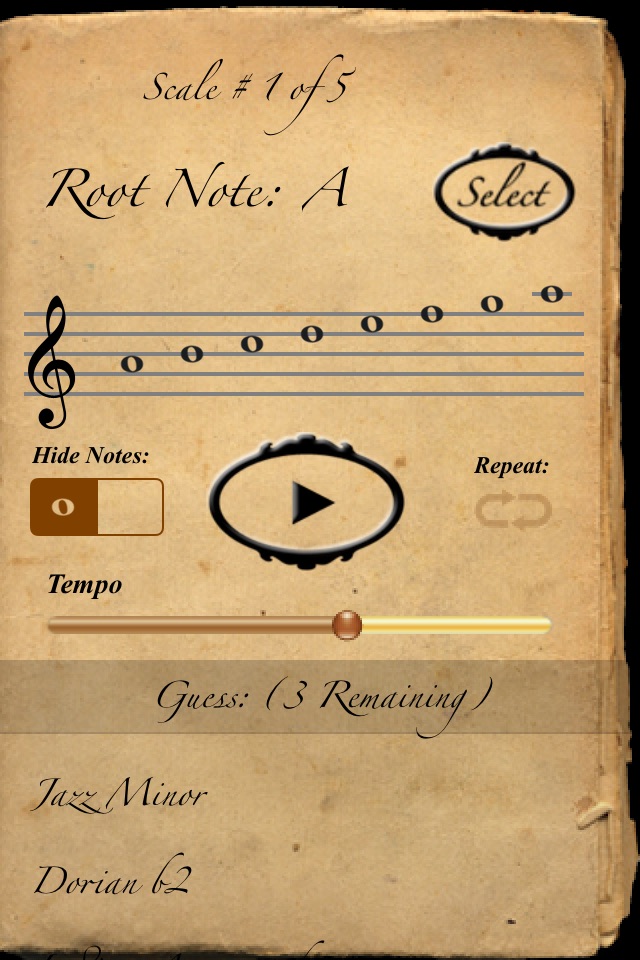 Scales & Modes: The Quiz screenshot 3